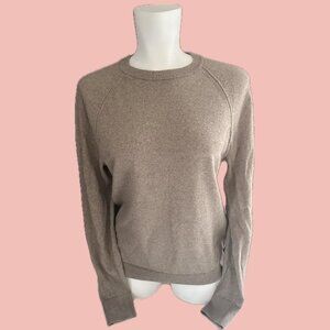 Banana Republic 100% Merino Wool Sweater – Tan Italian Yarn Size S